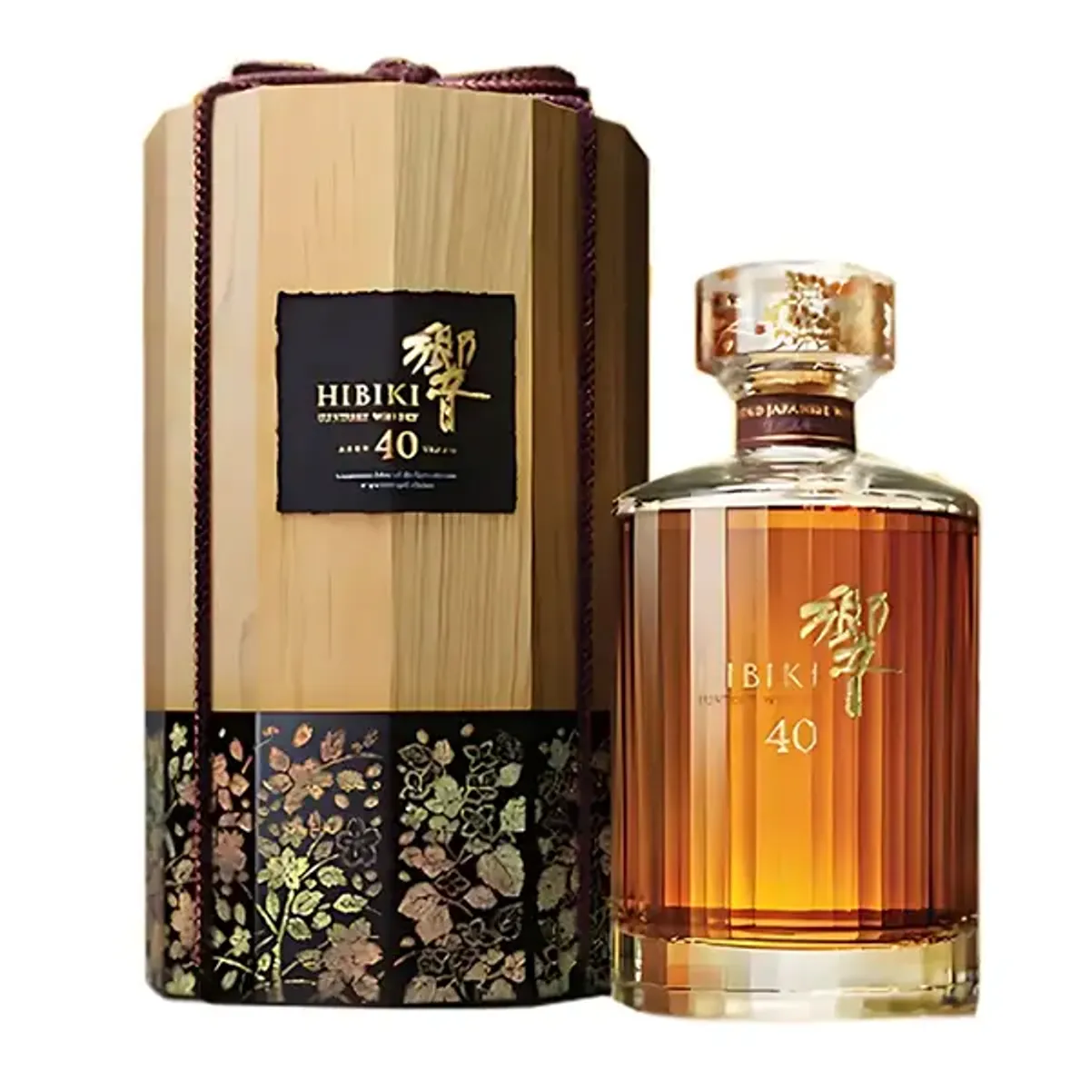 Hibiki 40, a bottle of Japanese whisky in Singapore